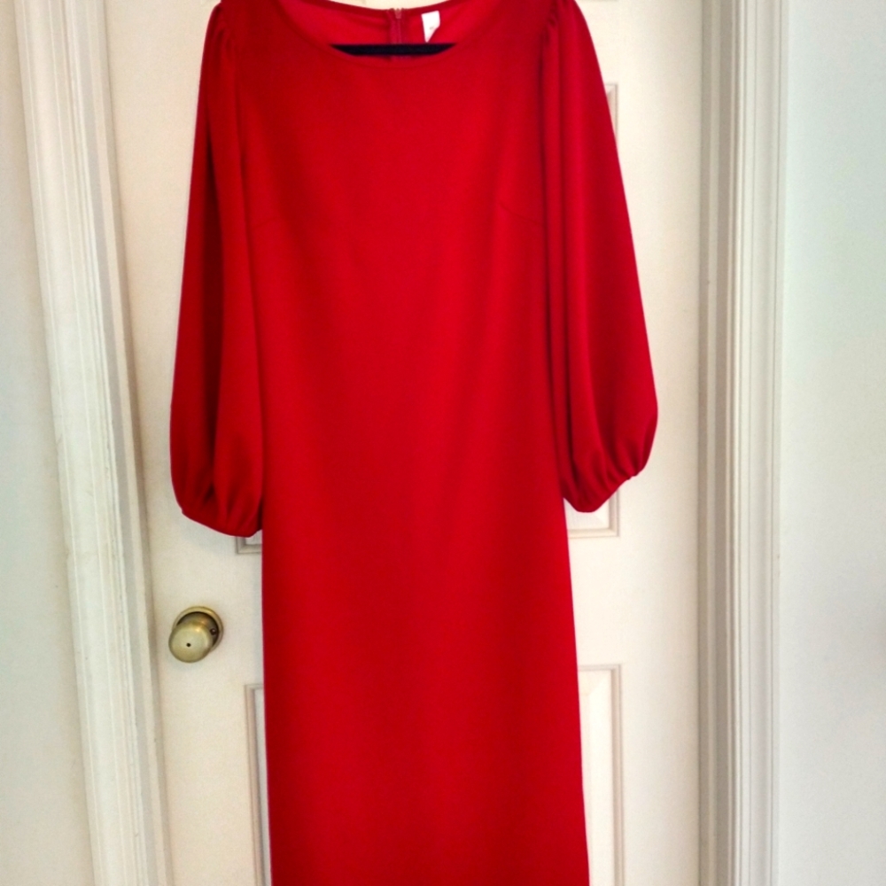 Red Belted SheIn Dress
